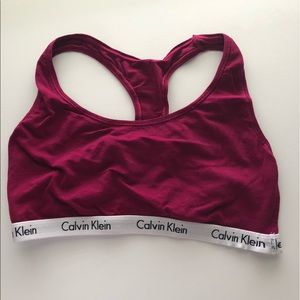 Calvin Klein sports bra